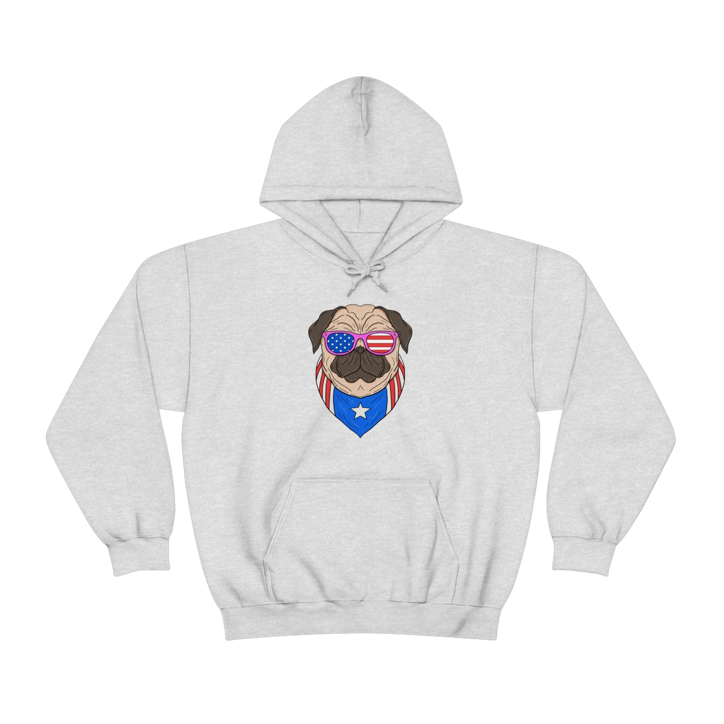 American Pug - Unisex Hooded Sweatshirt