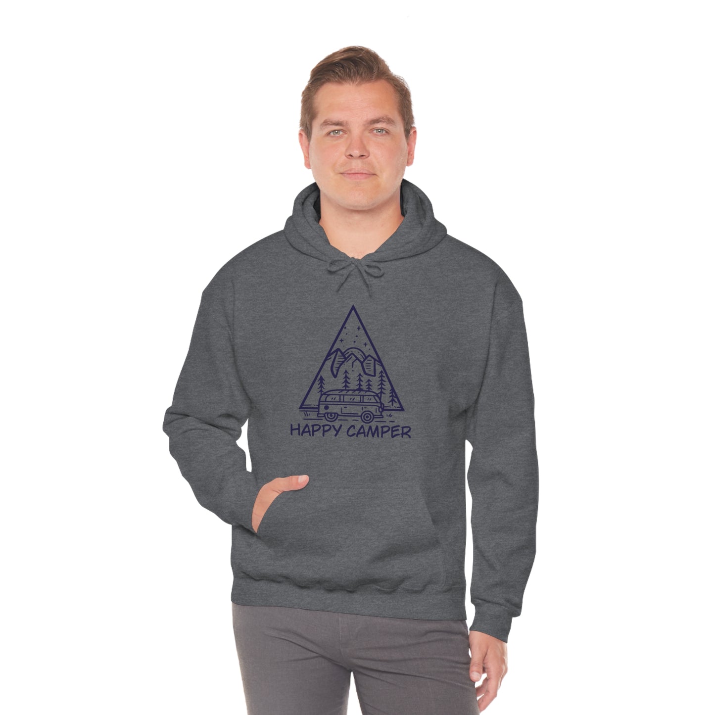 Happy Camper - Unisex Hooded Sweatshirt