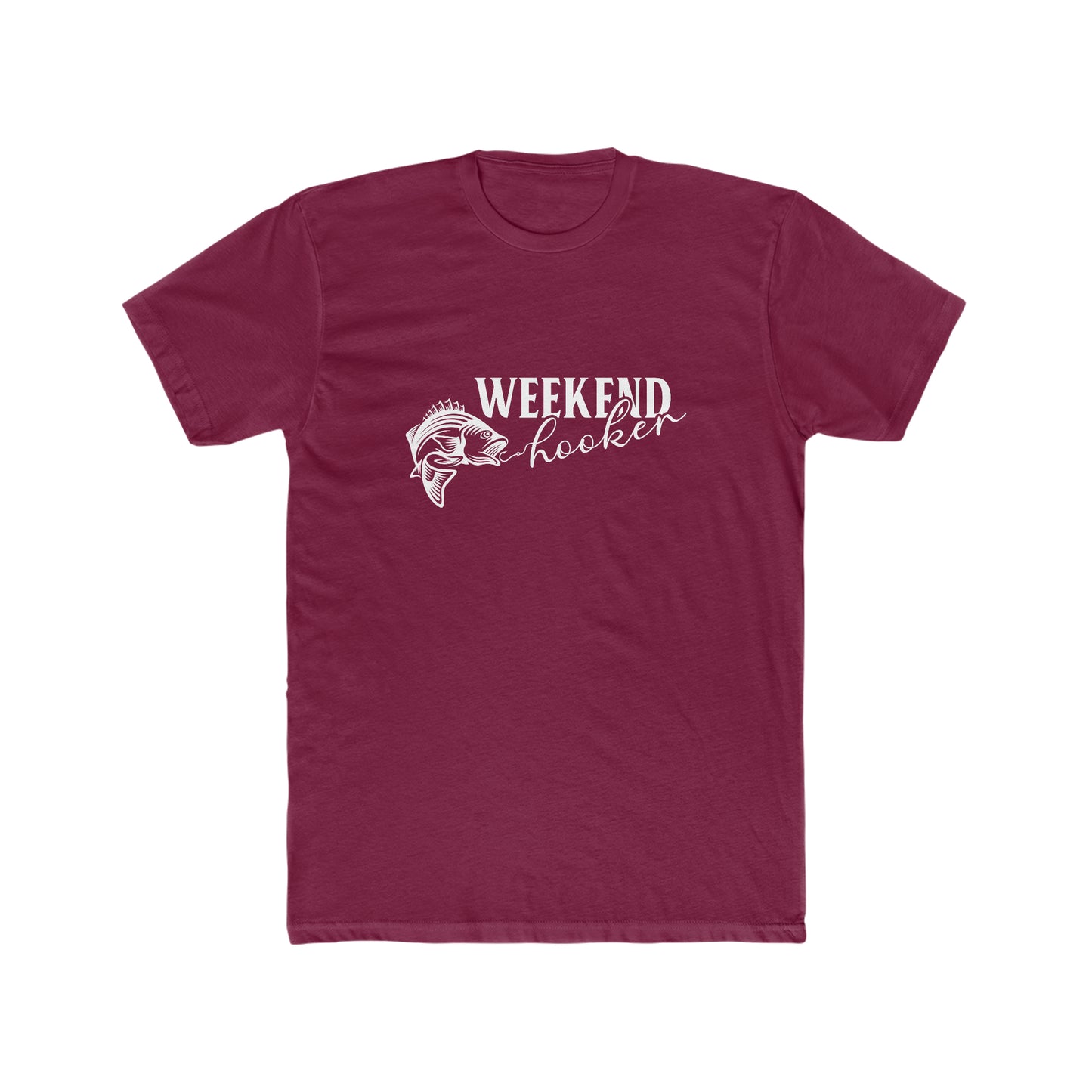 Weekend Hooker - Men's Cotton Crew Tee