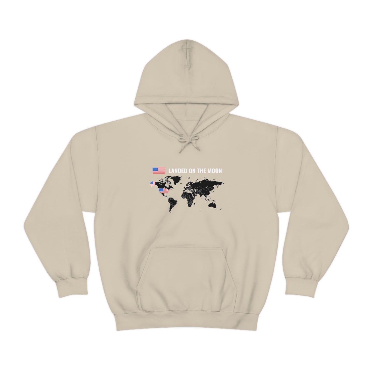 Landed On the Moon - Unisex Hooded Sweatshirt