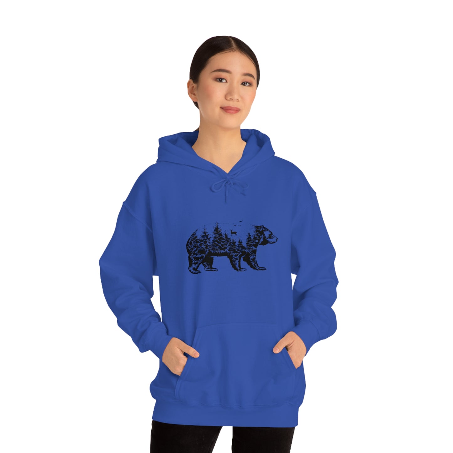 Bear Graphic - Unisex Hooded Sweatshirt