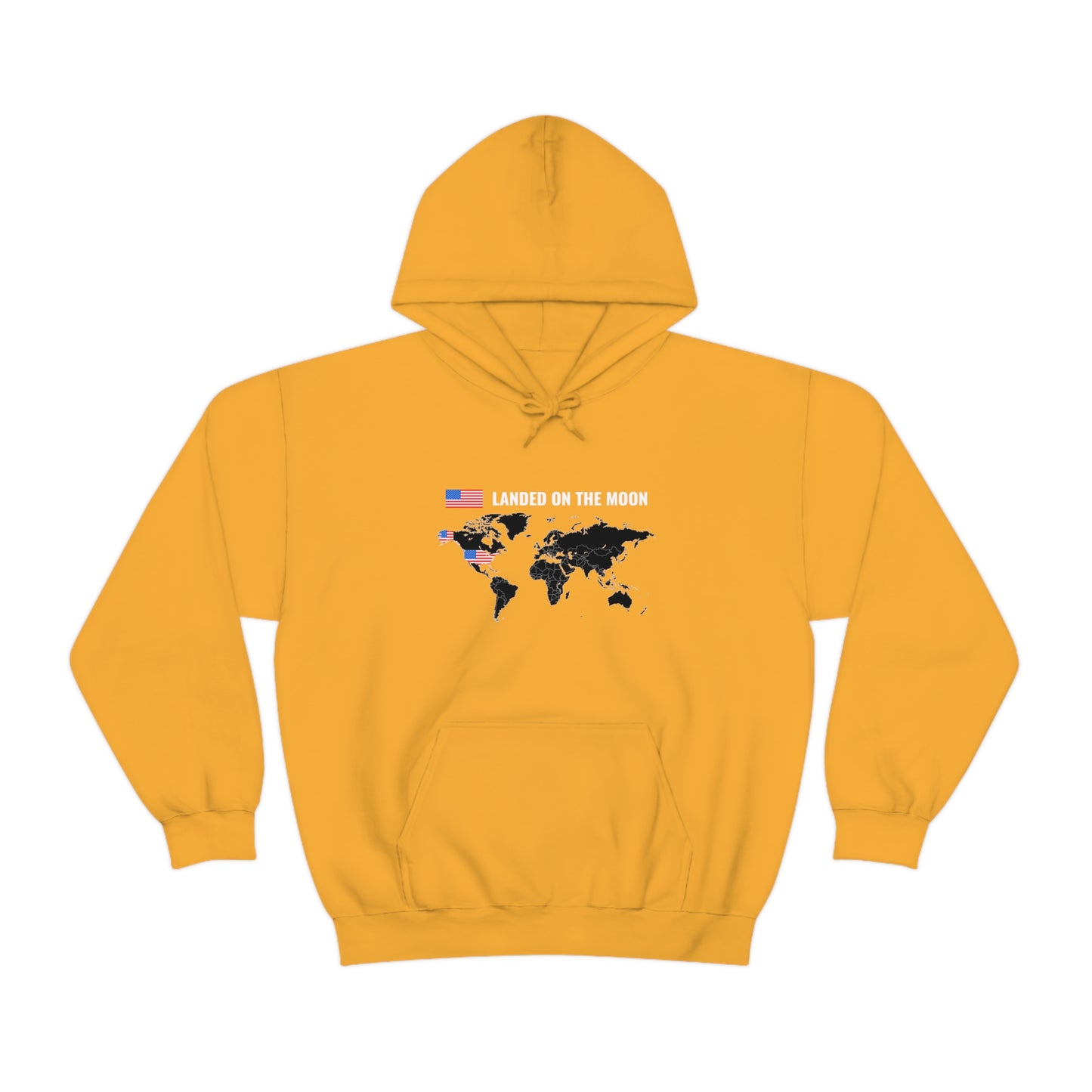 Landed On the Moon - Unisex Hooded Sweatshirt