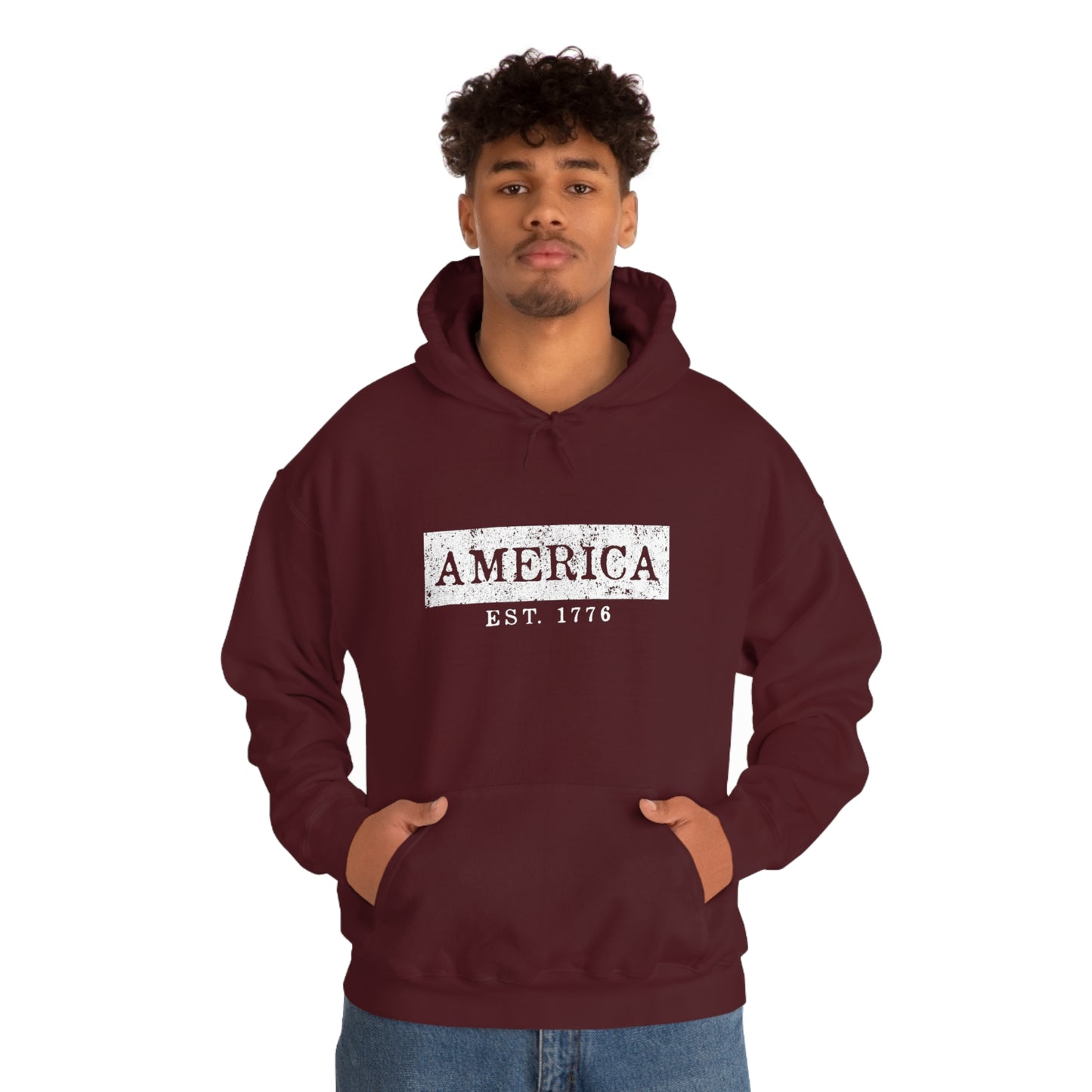 America EST 1776 - Unisex Hooded Sweatshirt