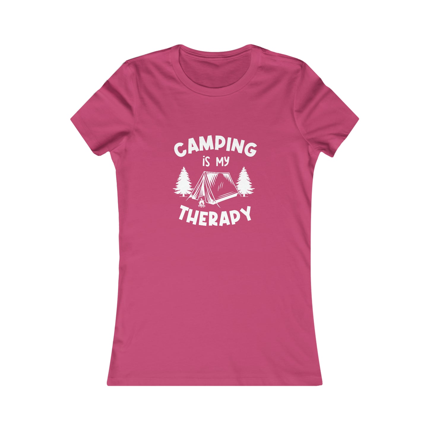 Camping Is My Therapy - Women's Tee