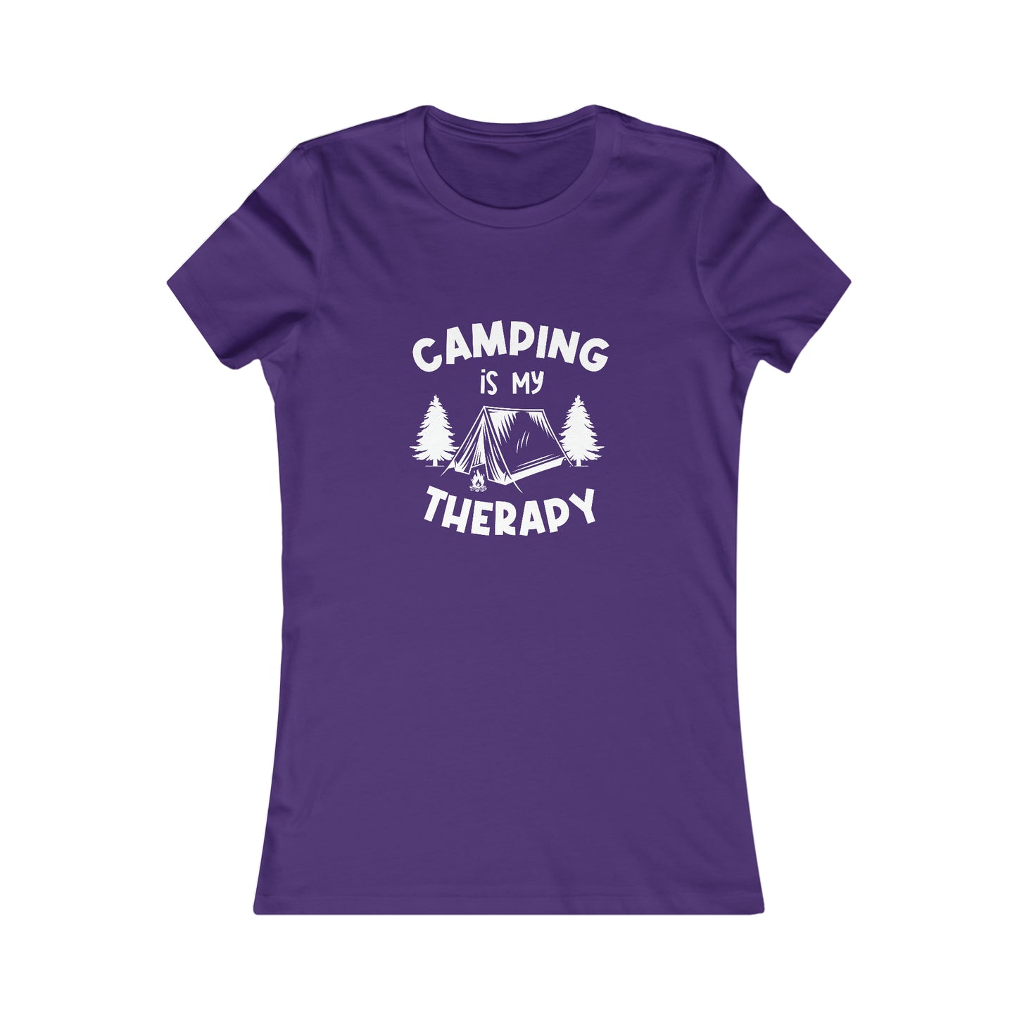 Camping Is My Therapy - Women's Tee