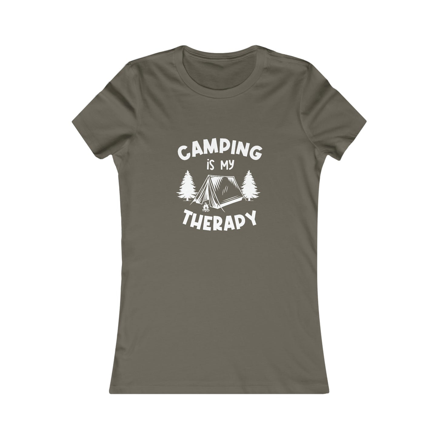 Camping Is My Therapy - Women's Tee