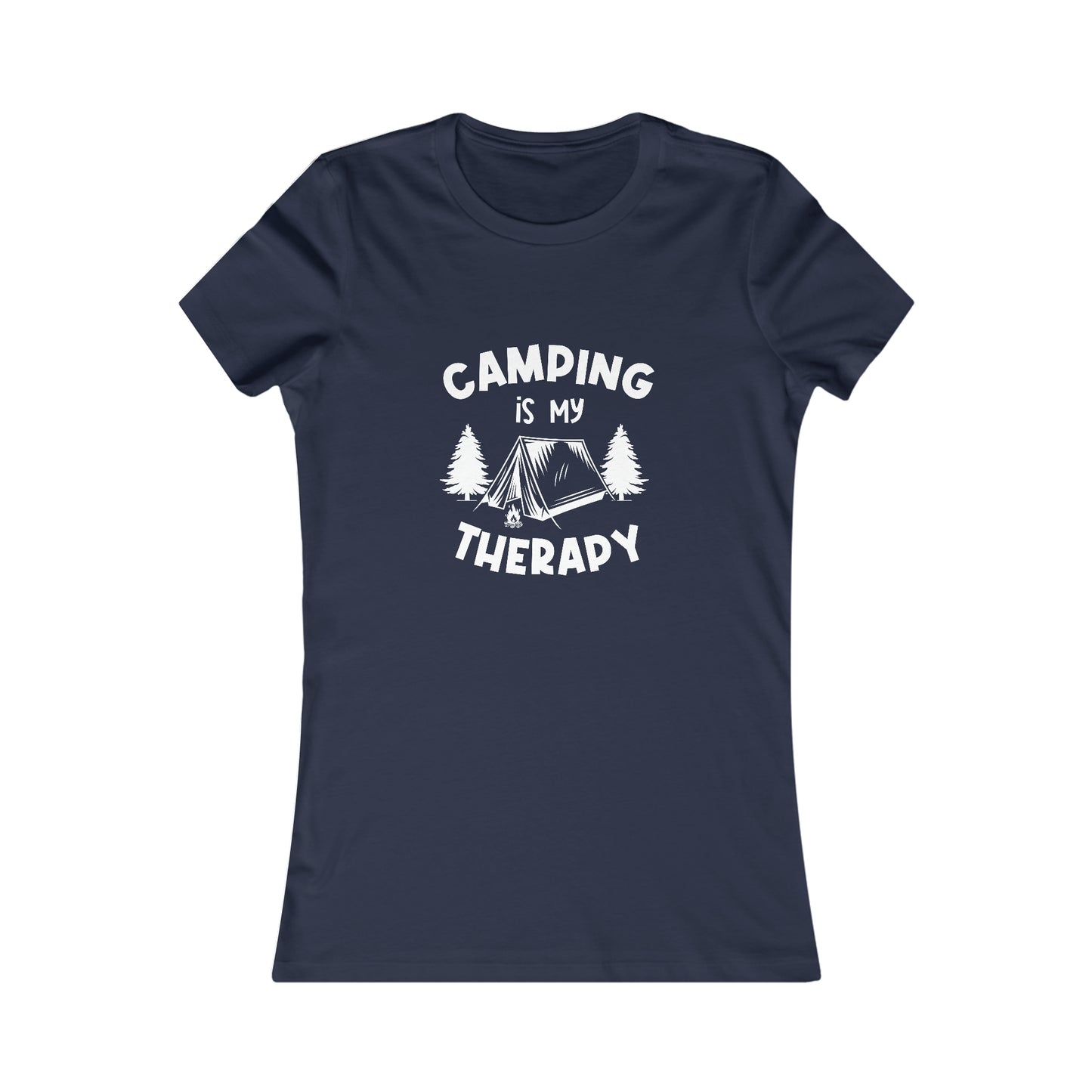Camping Is My Therapy - Women's Tee
