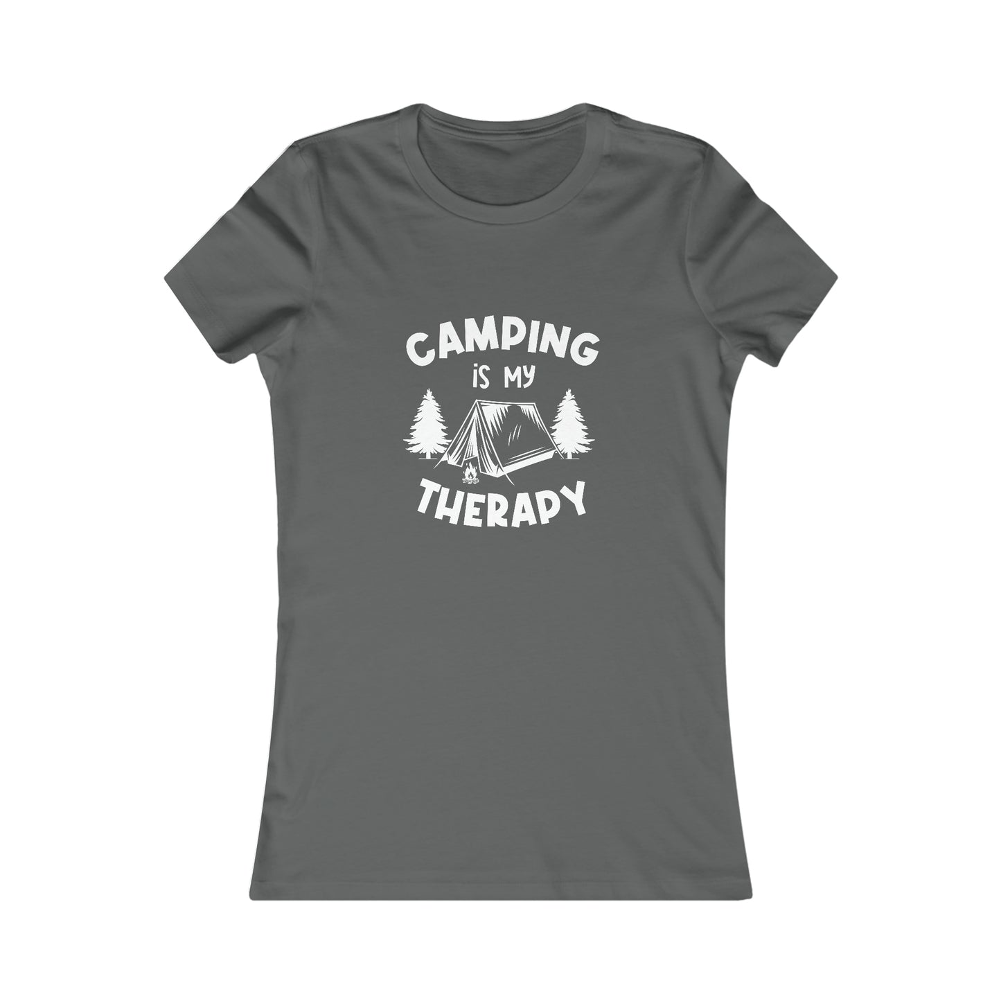 Camping Is My Therapy - Women's Tee
