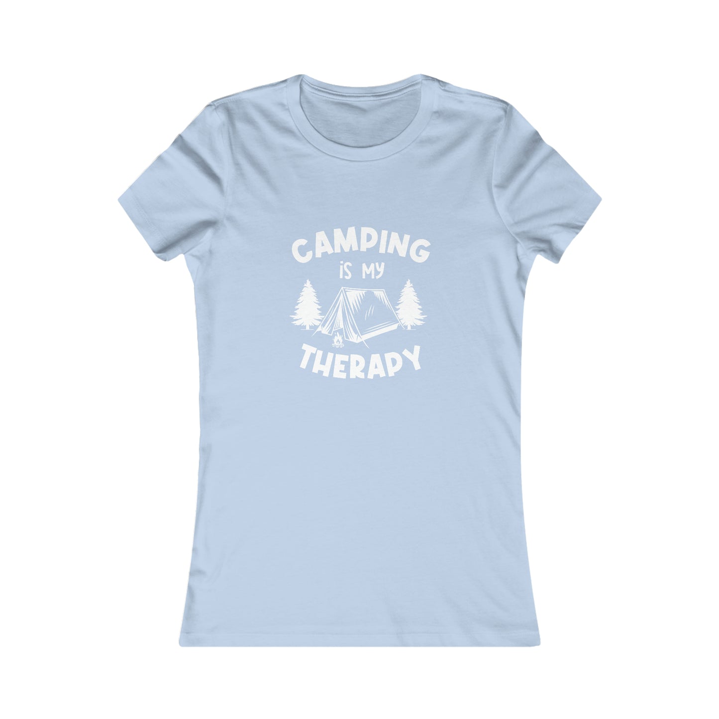 Camping Is My Therapy - Women's Tee