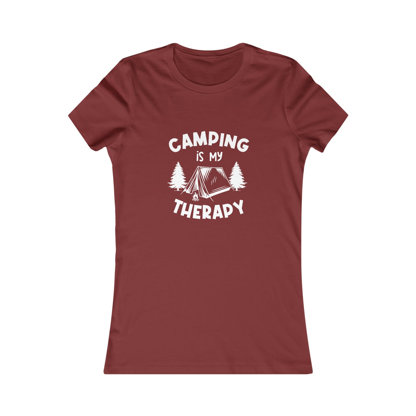 Camping Is My Therapy - Women's Tee