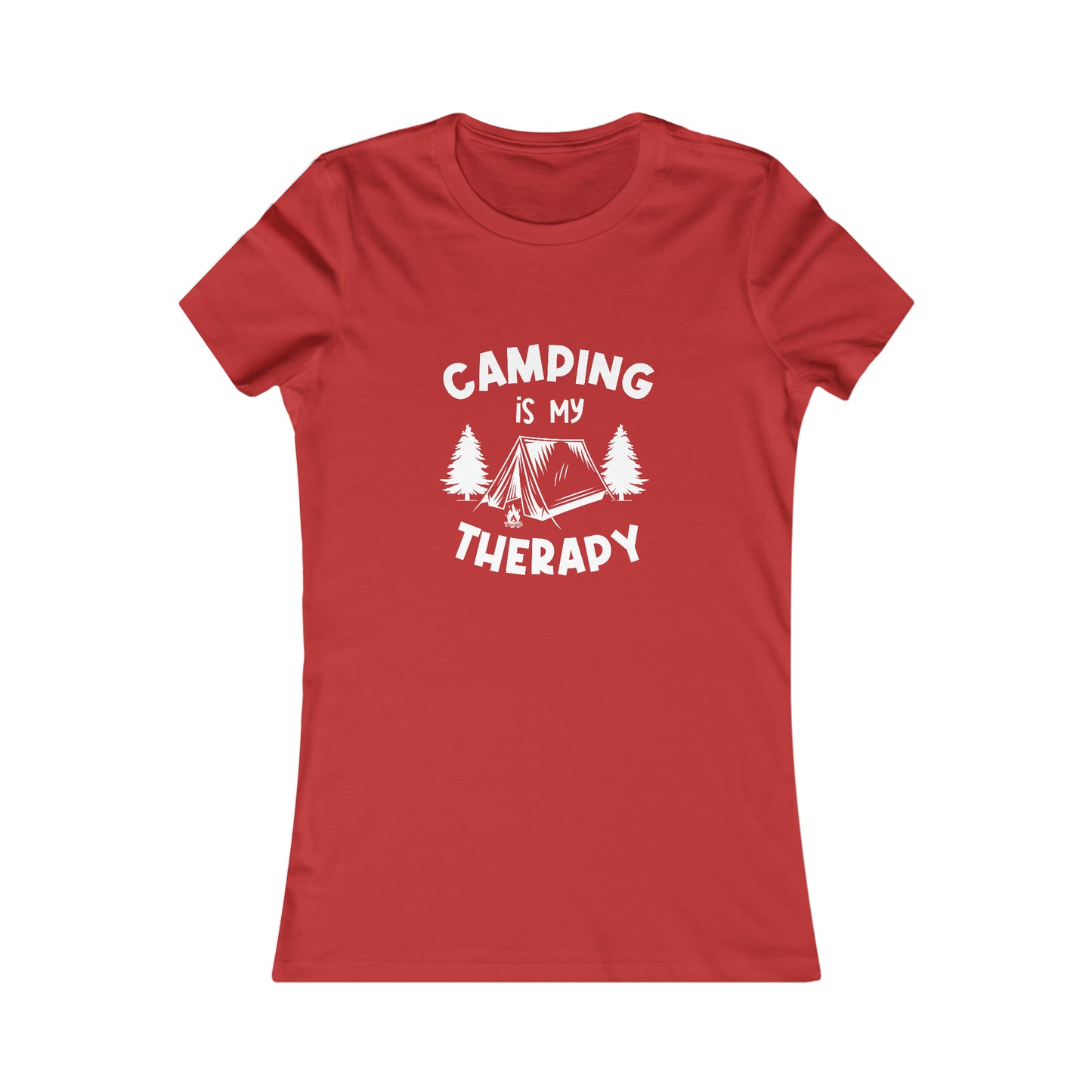 Camping Is My Therapy - Women's Tee