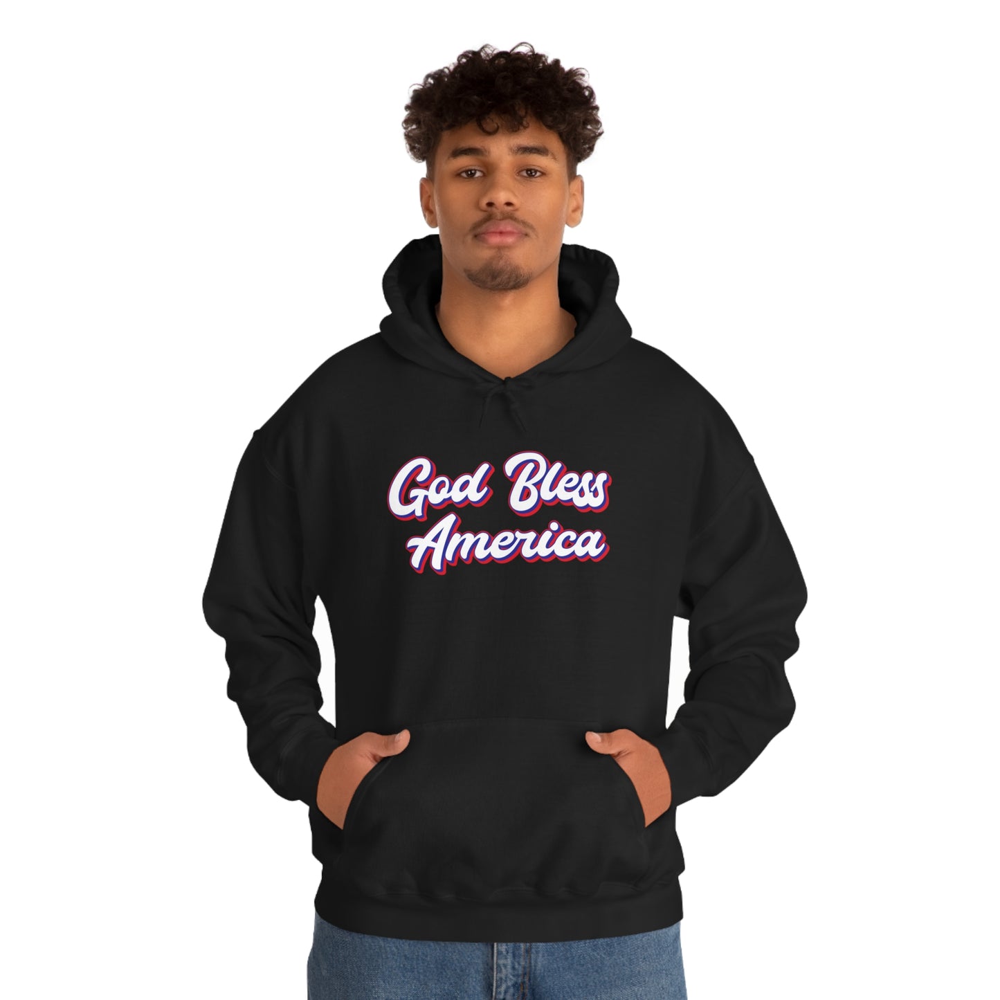 God Bless America - Unisex Hooded Sweatshirt