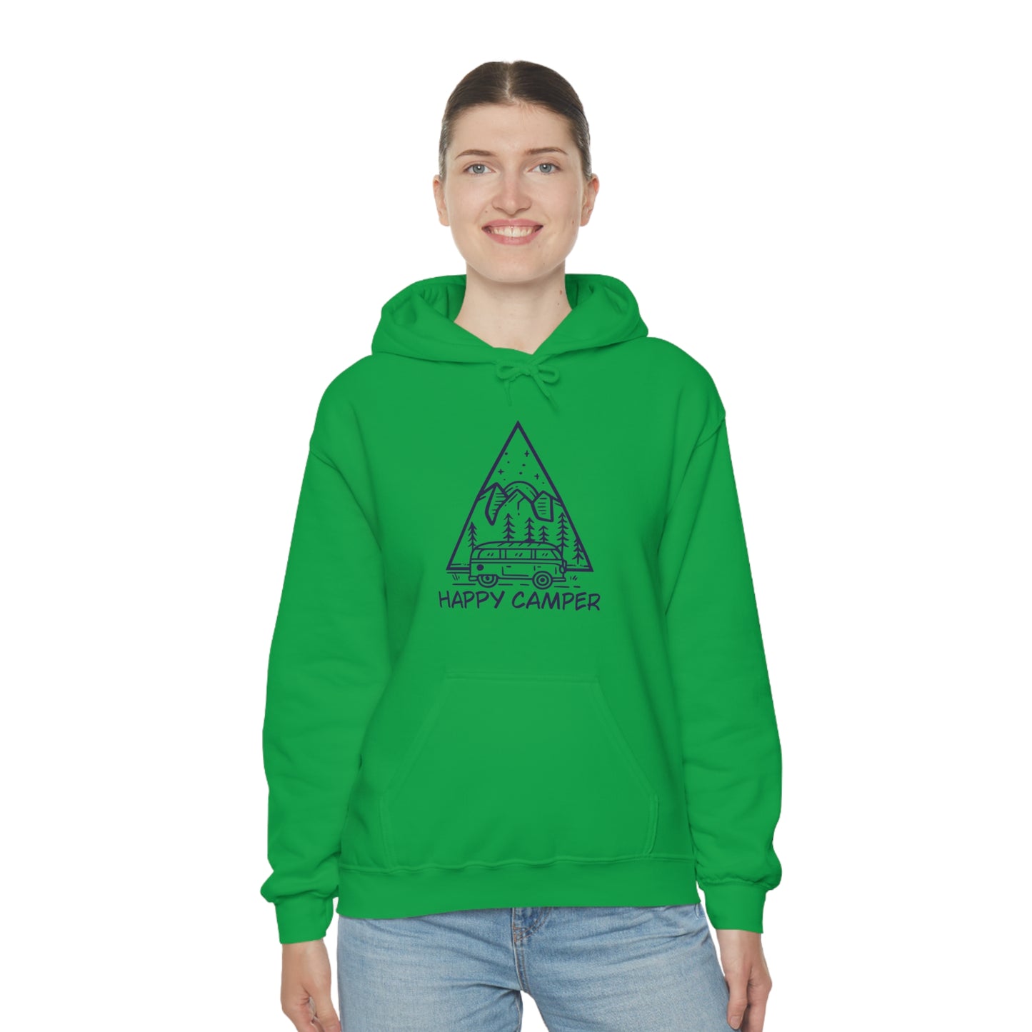 Happy Camper - Unisex Hooded Sweatshirt