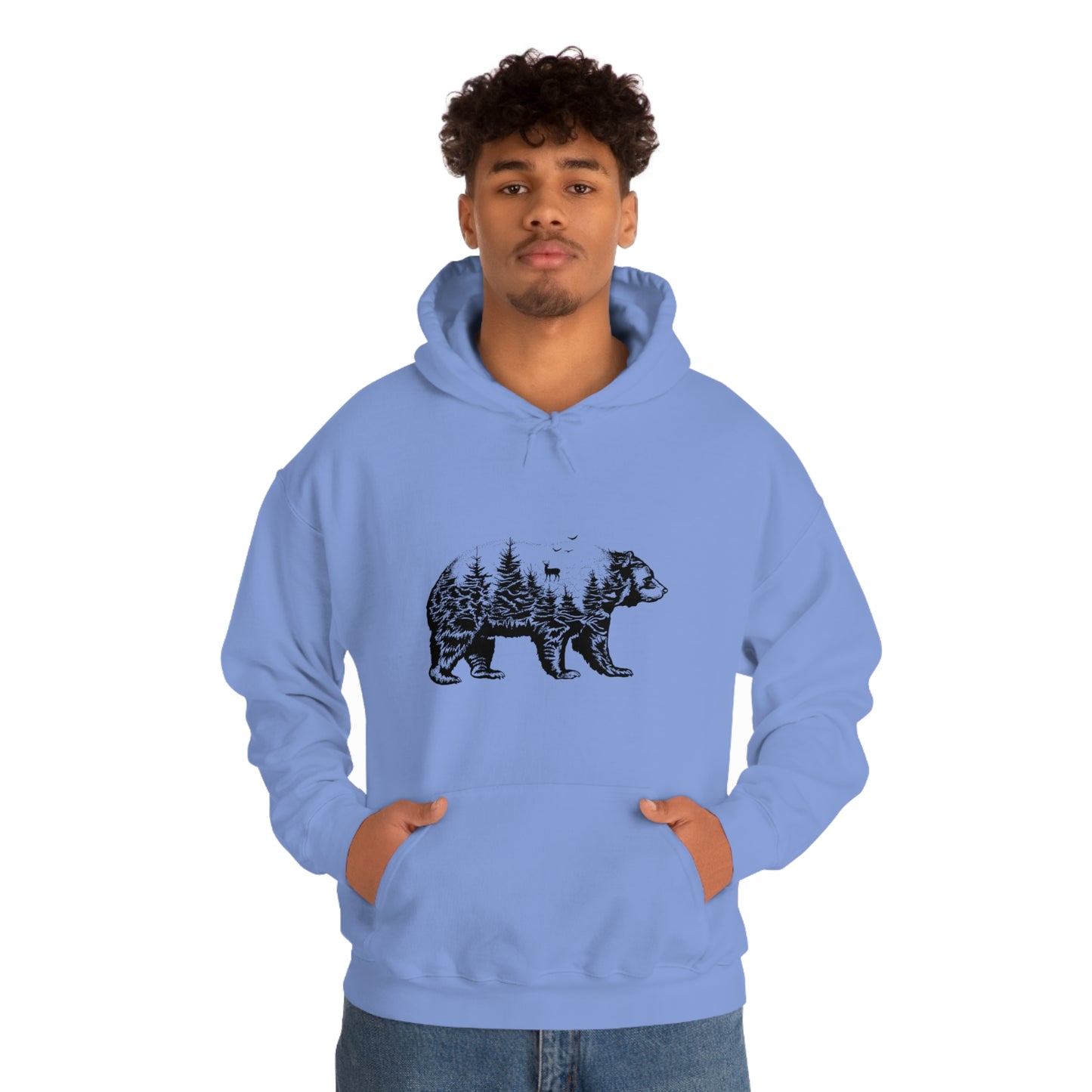 Bear Graphic - Unisex Hooded Sweatshirt