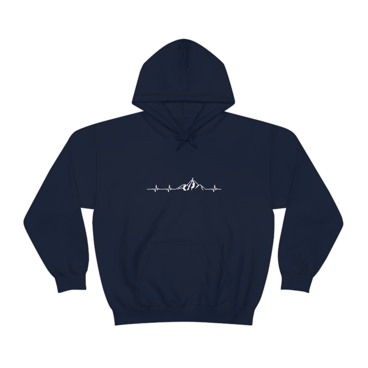 Mountain Heartbeat - Unisex Hooded Sweatshirt