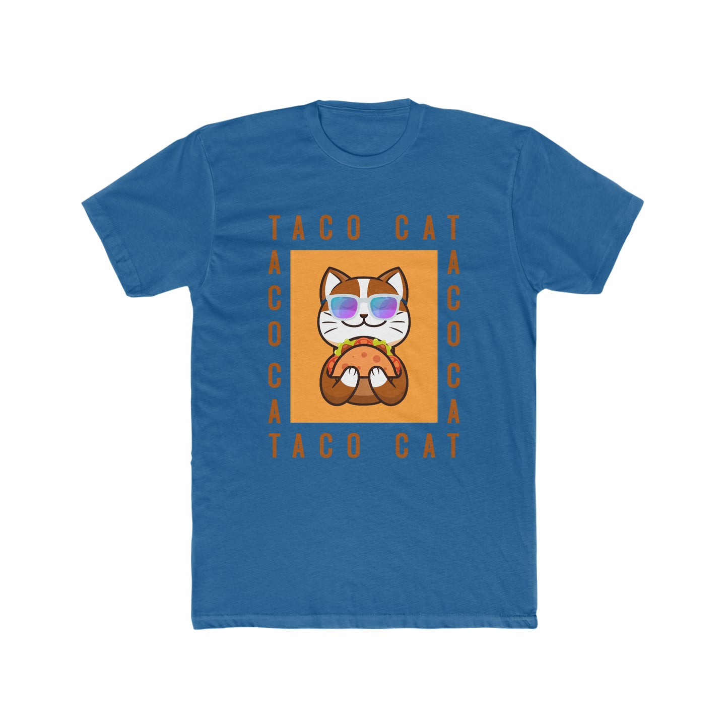 Taco Cat - Men's Cotton Crew T-Shirt