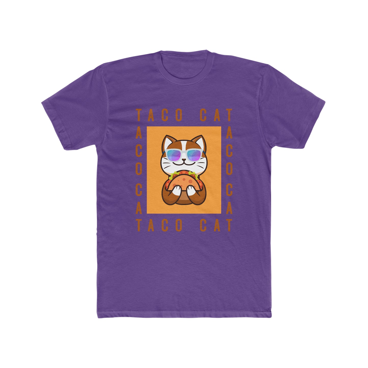 Taco Cat - Men's Cotton Crew T-Shirt
