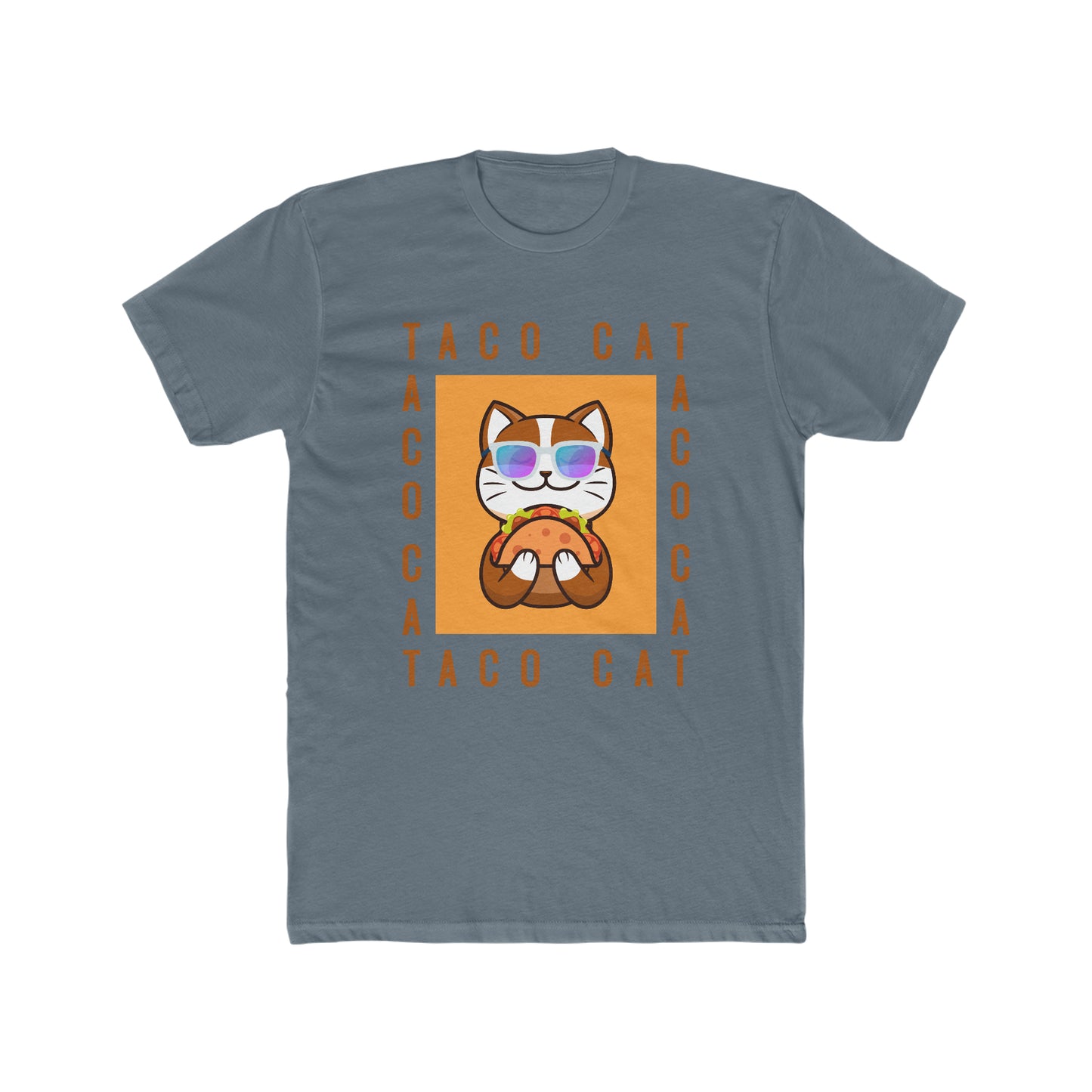 Taco Cat - Men's Cotton Crew T-Shirt