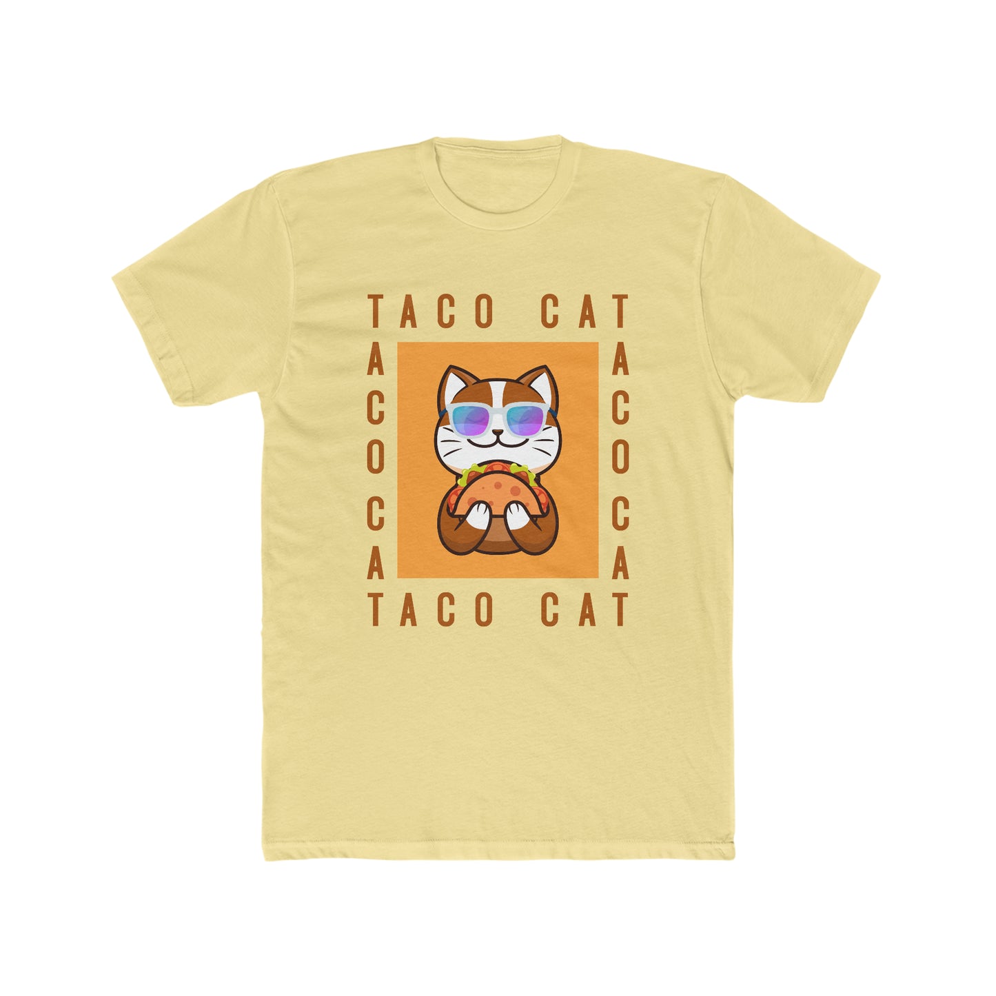 Taco Cat - Men's Cotton Crew T-Shirt