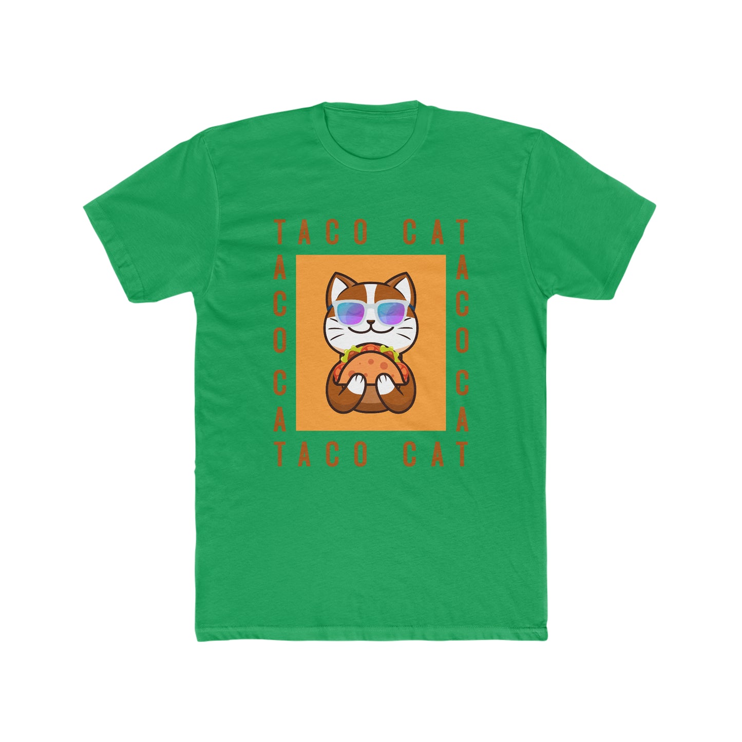 Taco Cat - Men's Cotton Crew T-Shirt