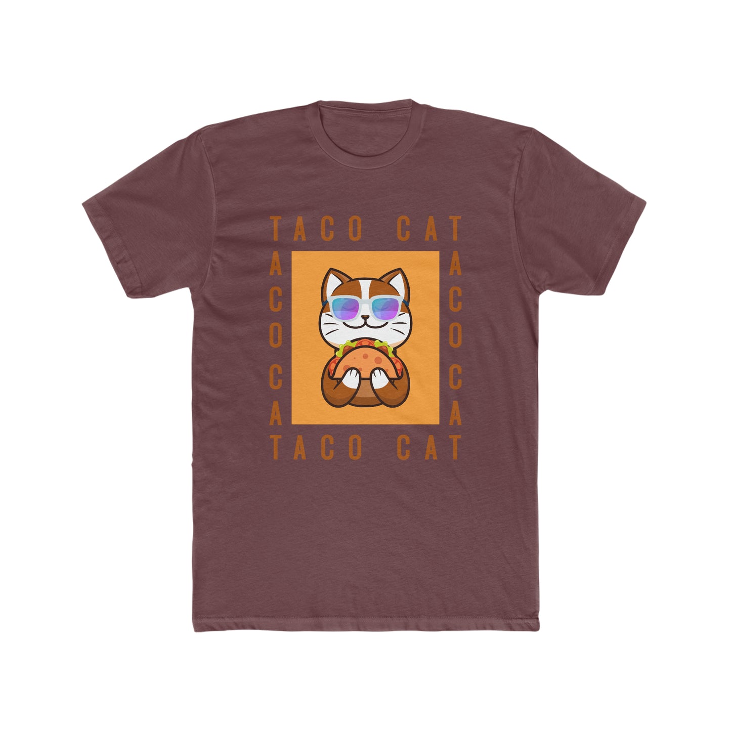 Taco Cat - Men's Cotton Crew T-Shirt