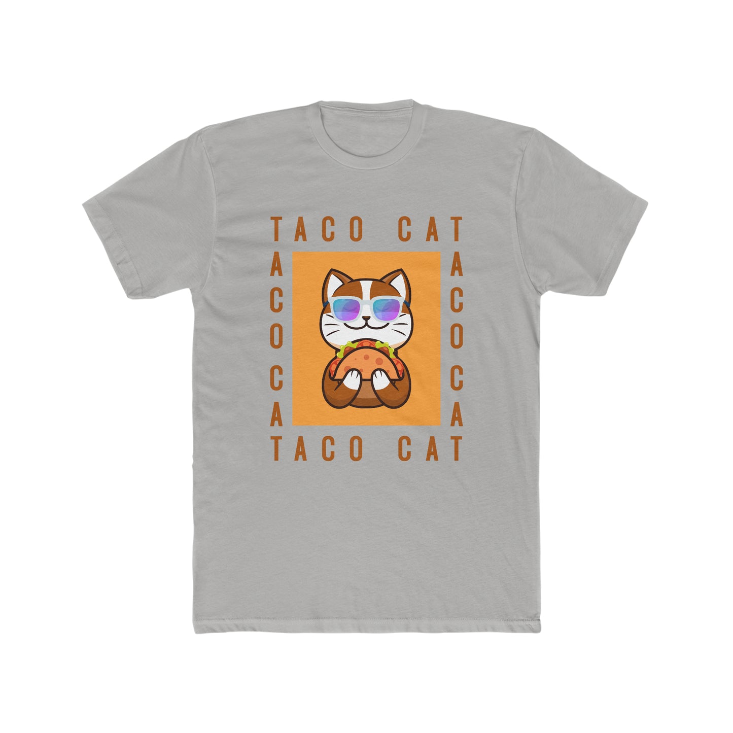 Taco Cat - Men's Cotton Crew T-Shirt