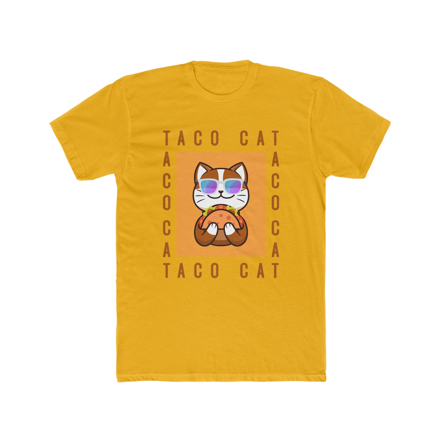 Taco Cat - Men's Cotton Crew T-Shirt