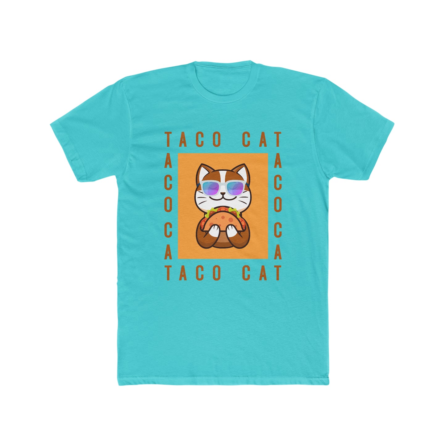 Taco Cat - Men's Cotton Crew T-Shirt