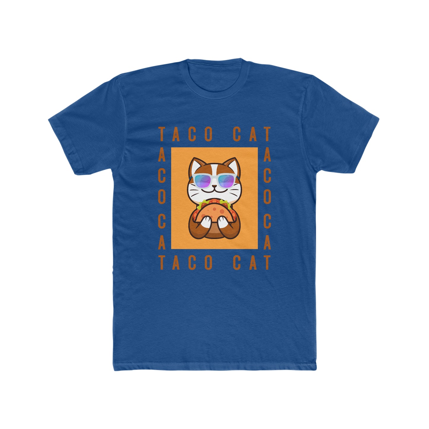 Taco Cat - Men's Cotton Crew T-Shirt