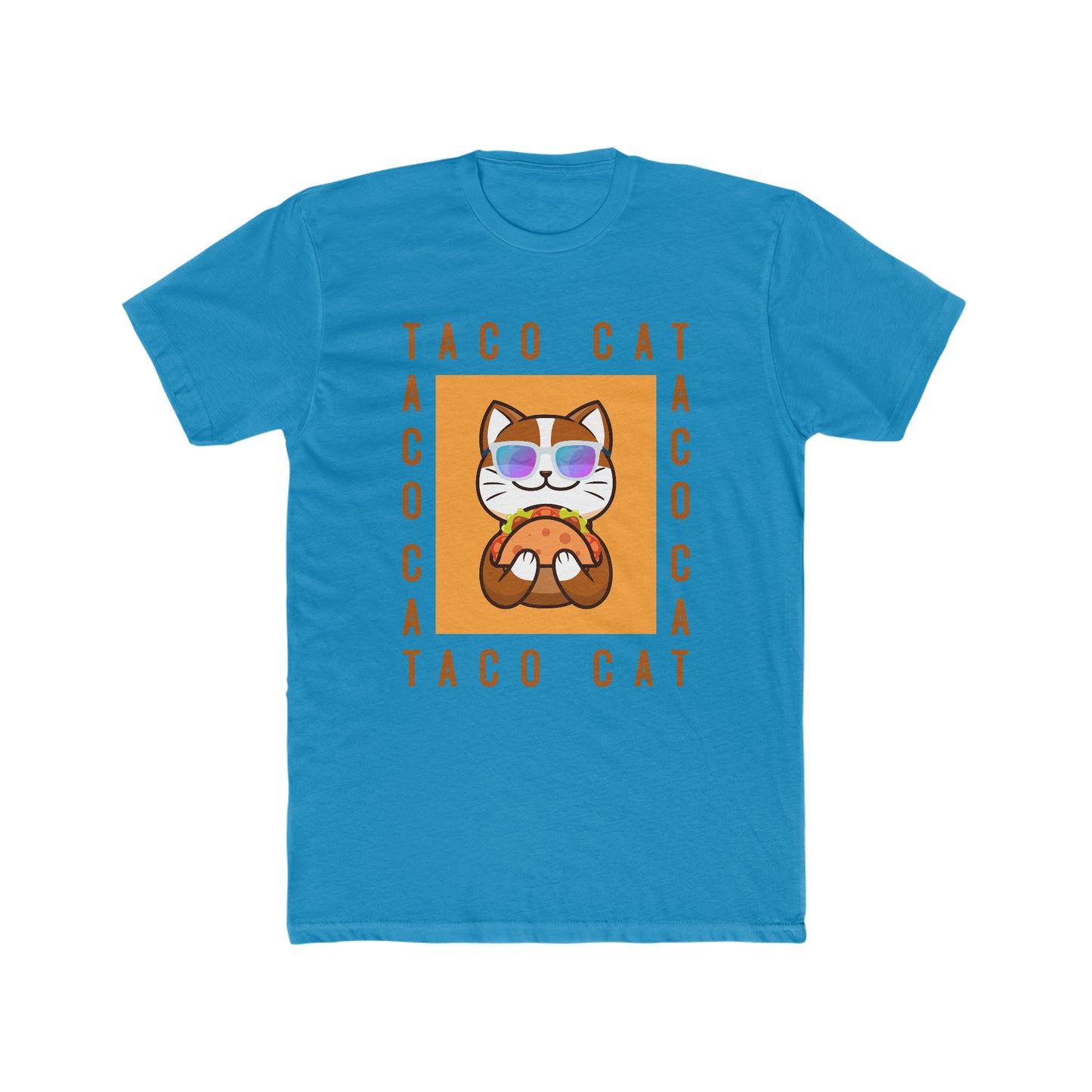 Taco Cat - Men's Cotton Crew T-Shirt