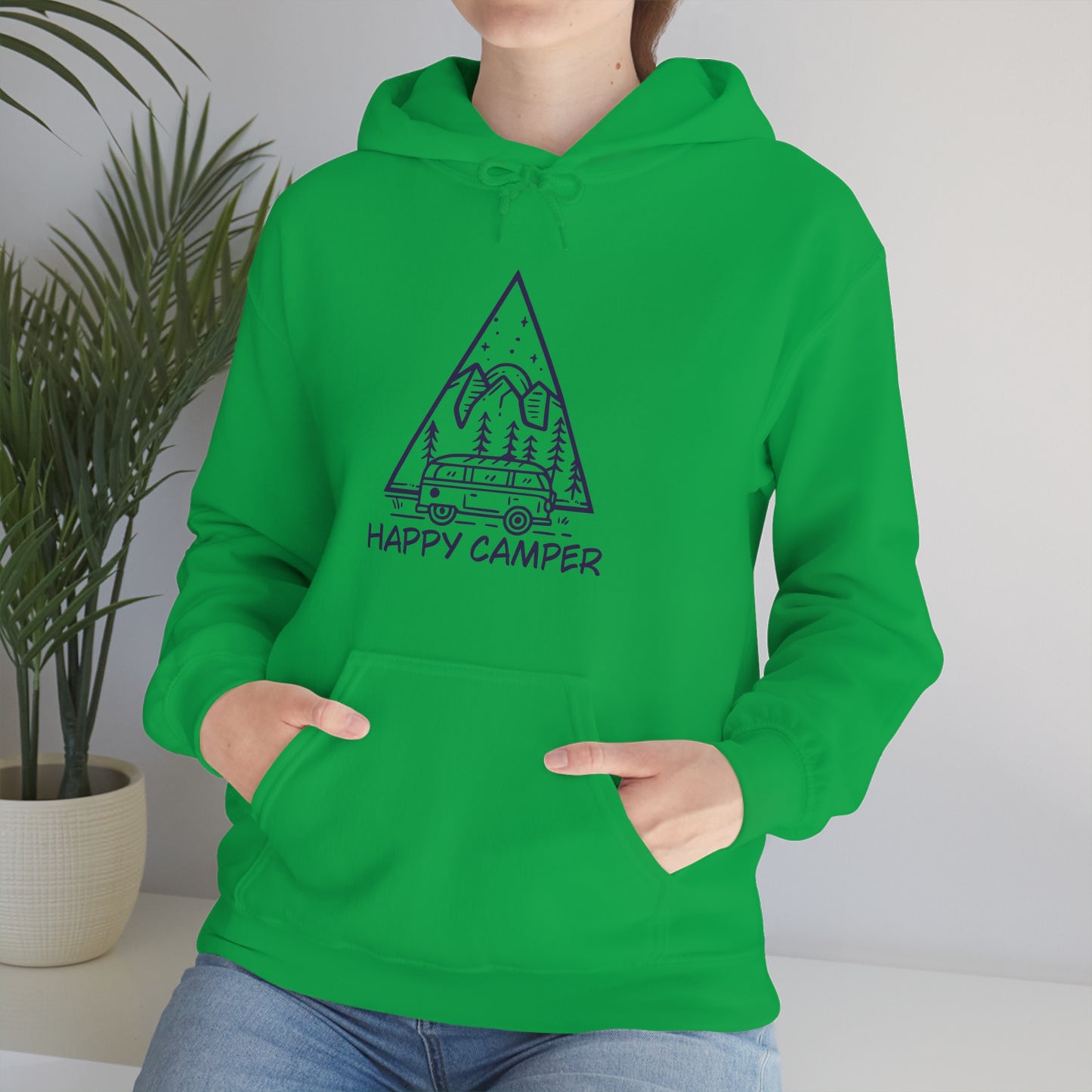 Happy Camper - Unisex Hooded Sweatshirt