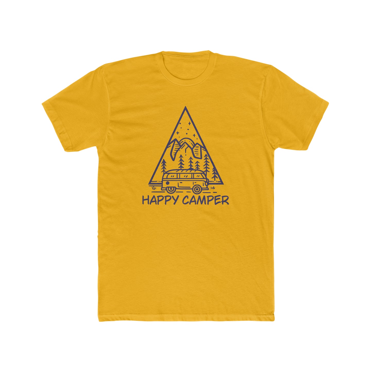 Happy Camper - Men's Cotton Crew Tee