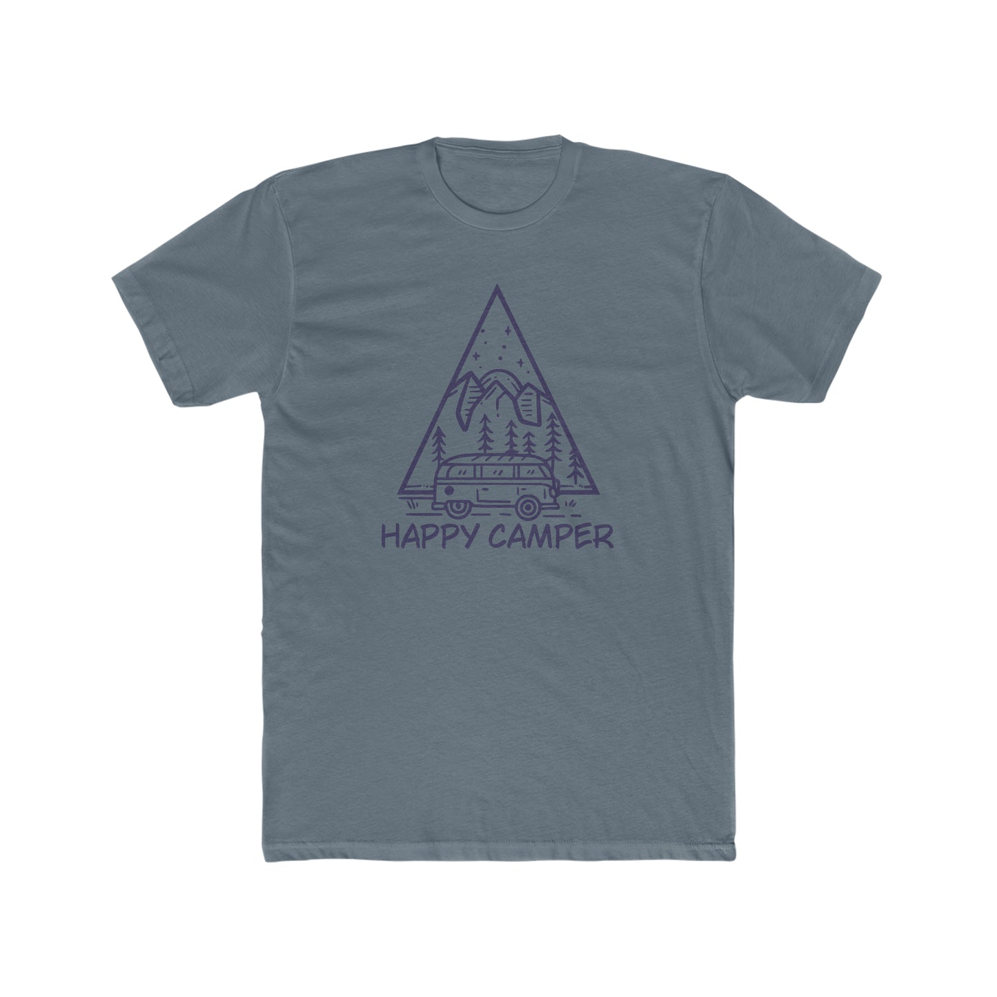 Happy Camper - Men's Cotton Crew Tee