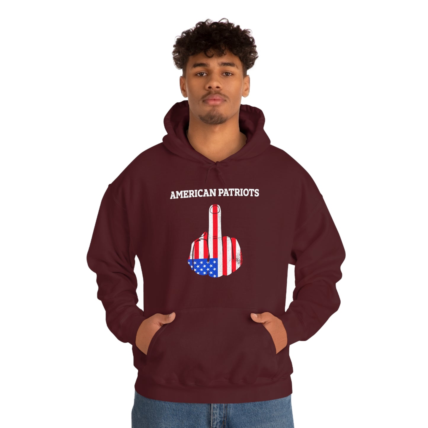 On Behalf Of American Patriots - Unisex Hooded Sweatshirt