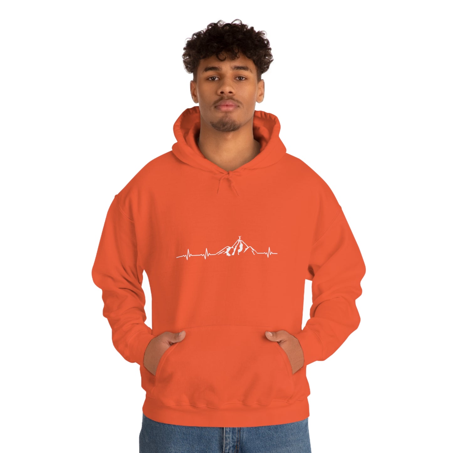 Mountain Heartbeat - Unisex Hooded Sweatshirt