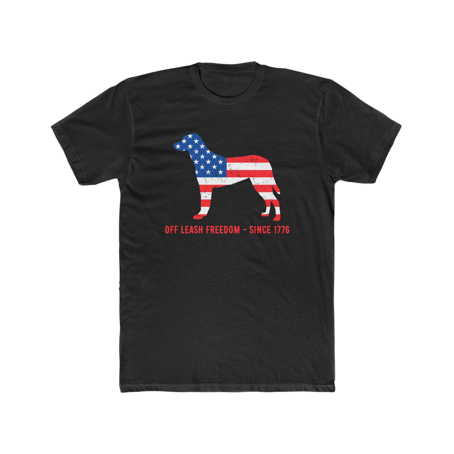 Off Leash Freedom - Men's Cotton Crew Tee