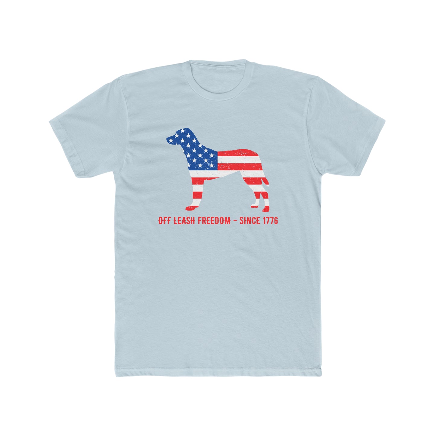 Off Leash Freedom - Men's Cotton Crew Tee