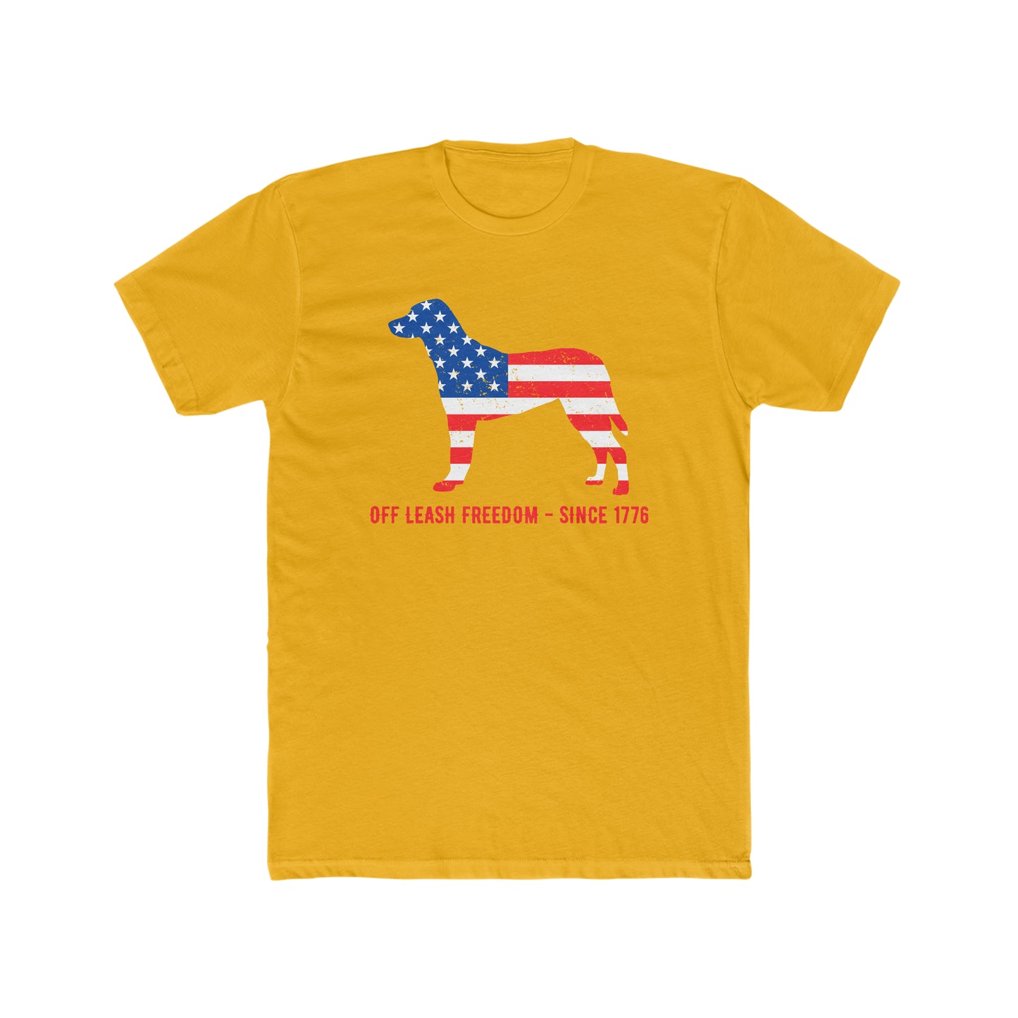 Off Leash Freedom - Men's Cotton Crew Tee