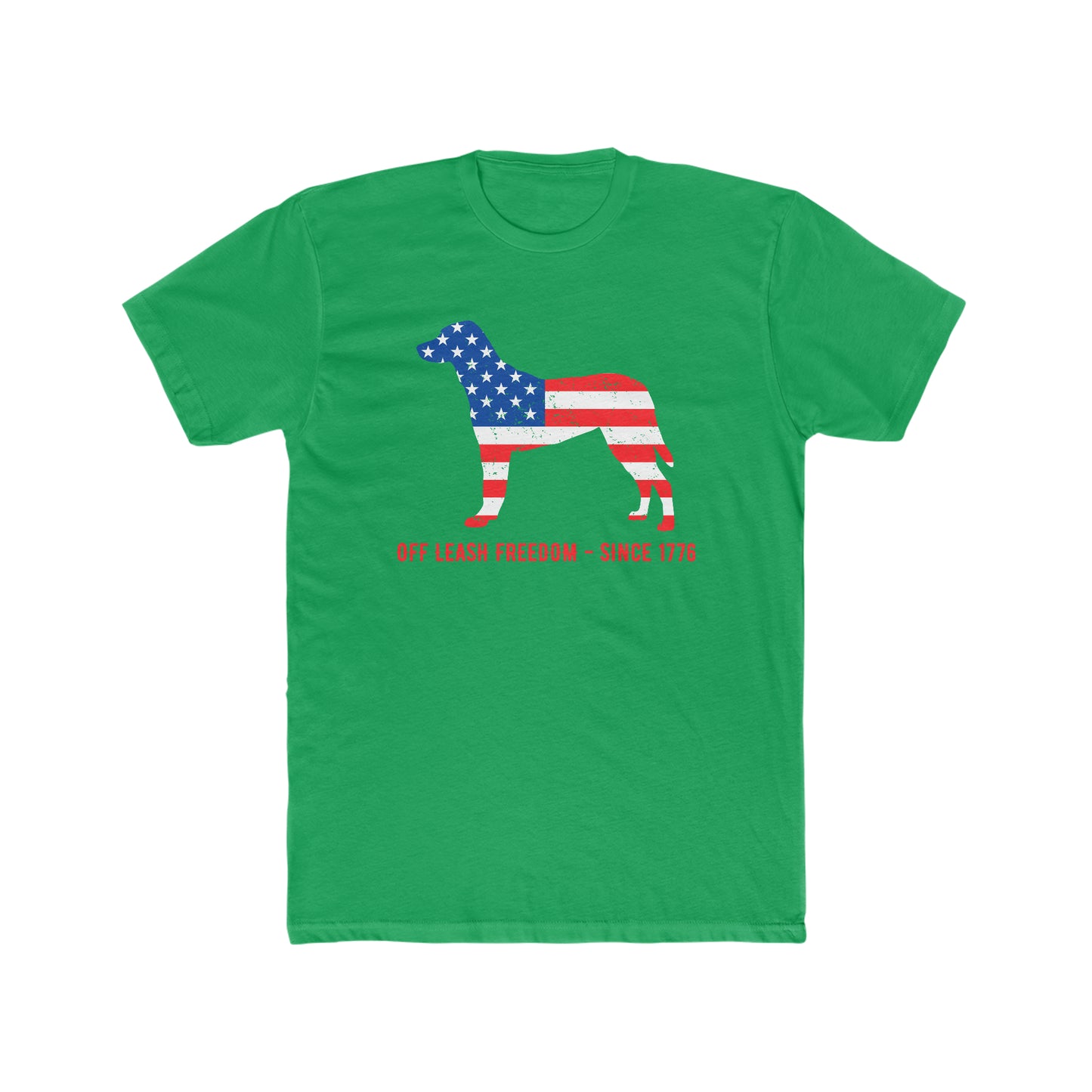 Off Leash Freedom - Men's Cotton Crew Tee