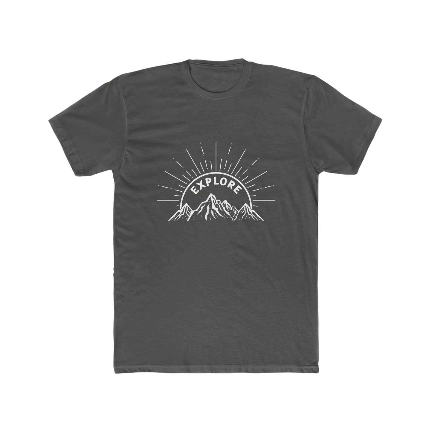 Explore - Men's Cotton Crew Tee