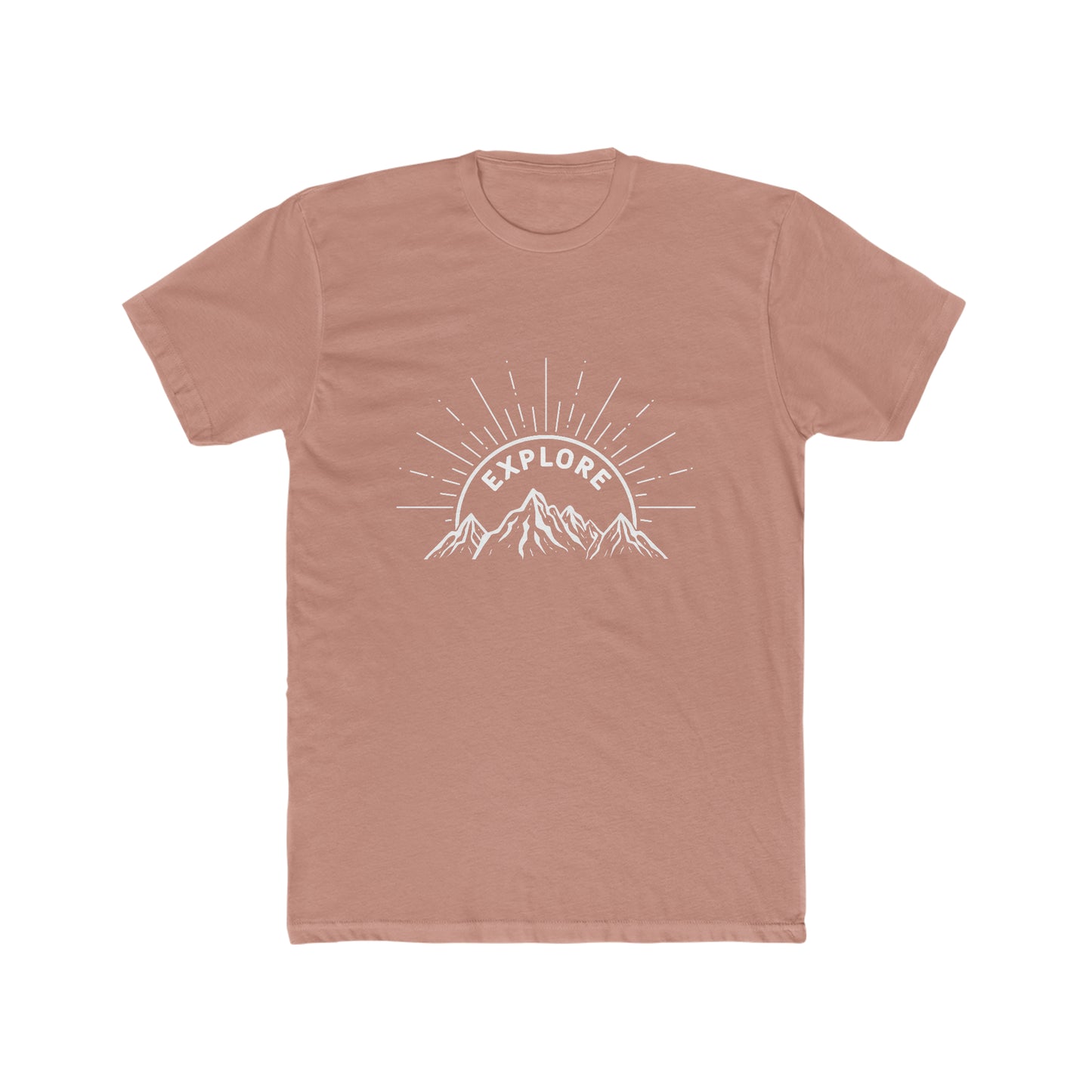 Explore - Men's Cotton Crew Tee