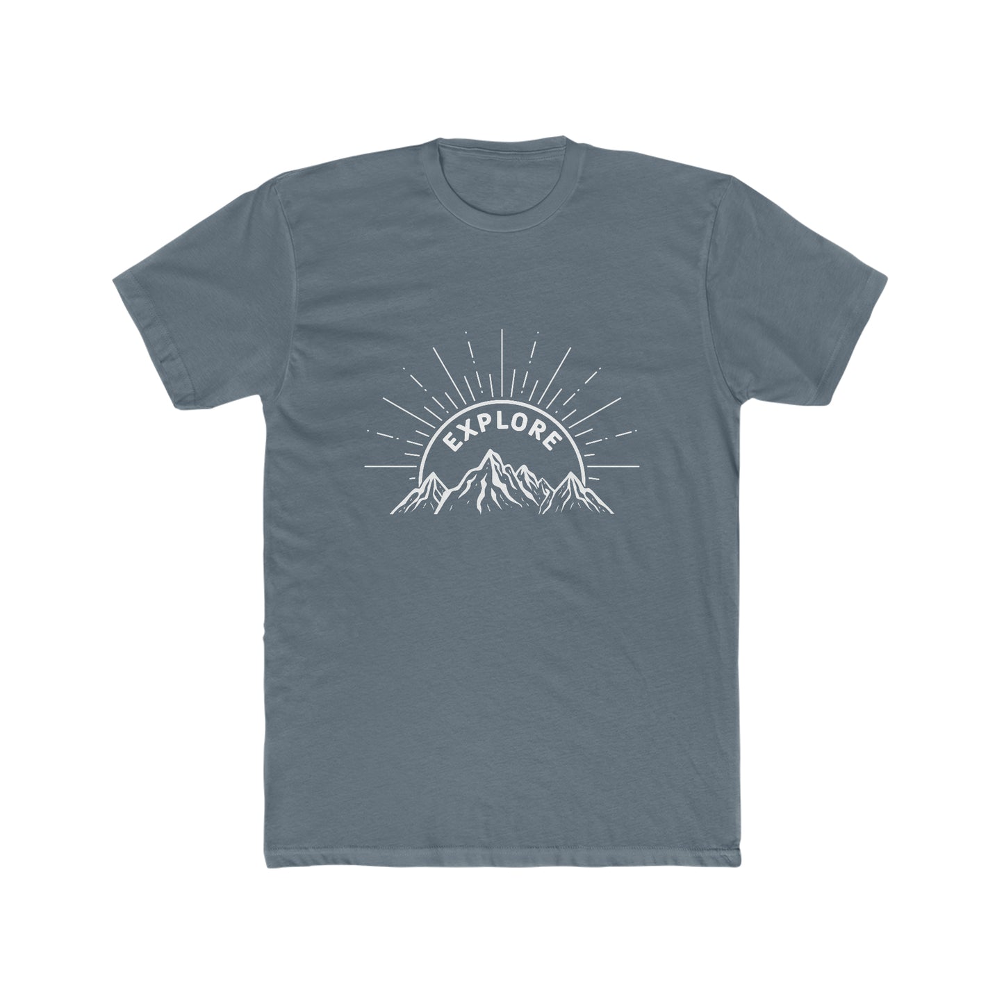Explore - Men's Cotton Crew Tee