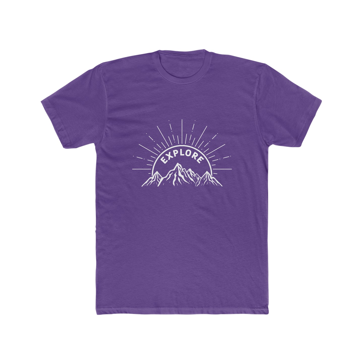 Explore - Men's Cotton Crew Tee
