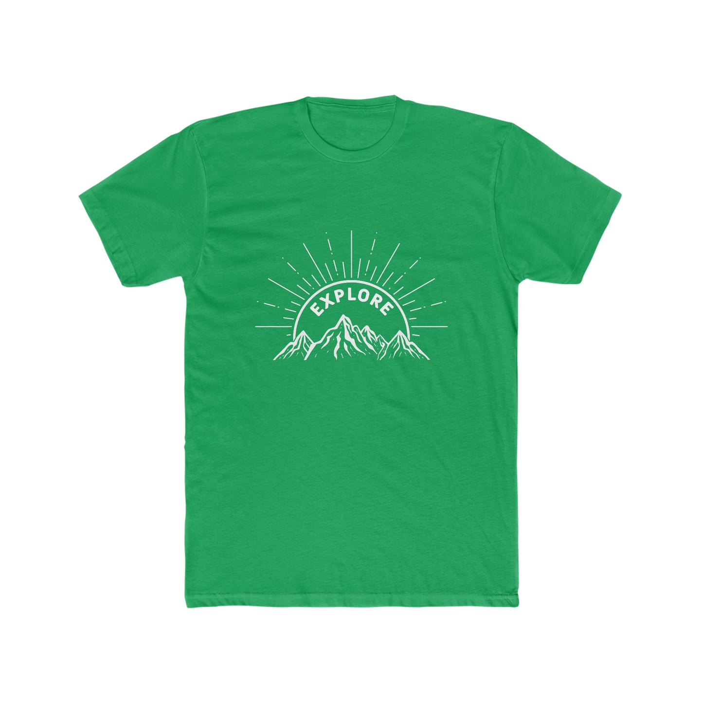 Explore - Men's Cotton Crew Tee