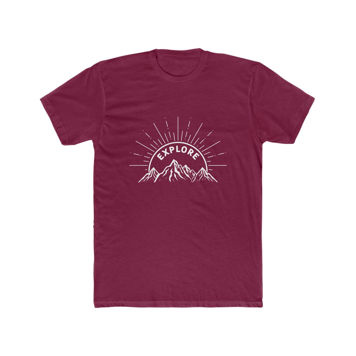 Explore - Men's Cotton Crew Tee