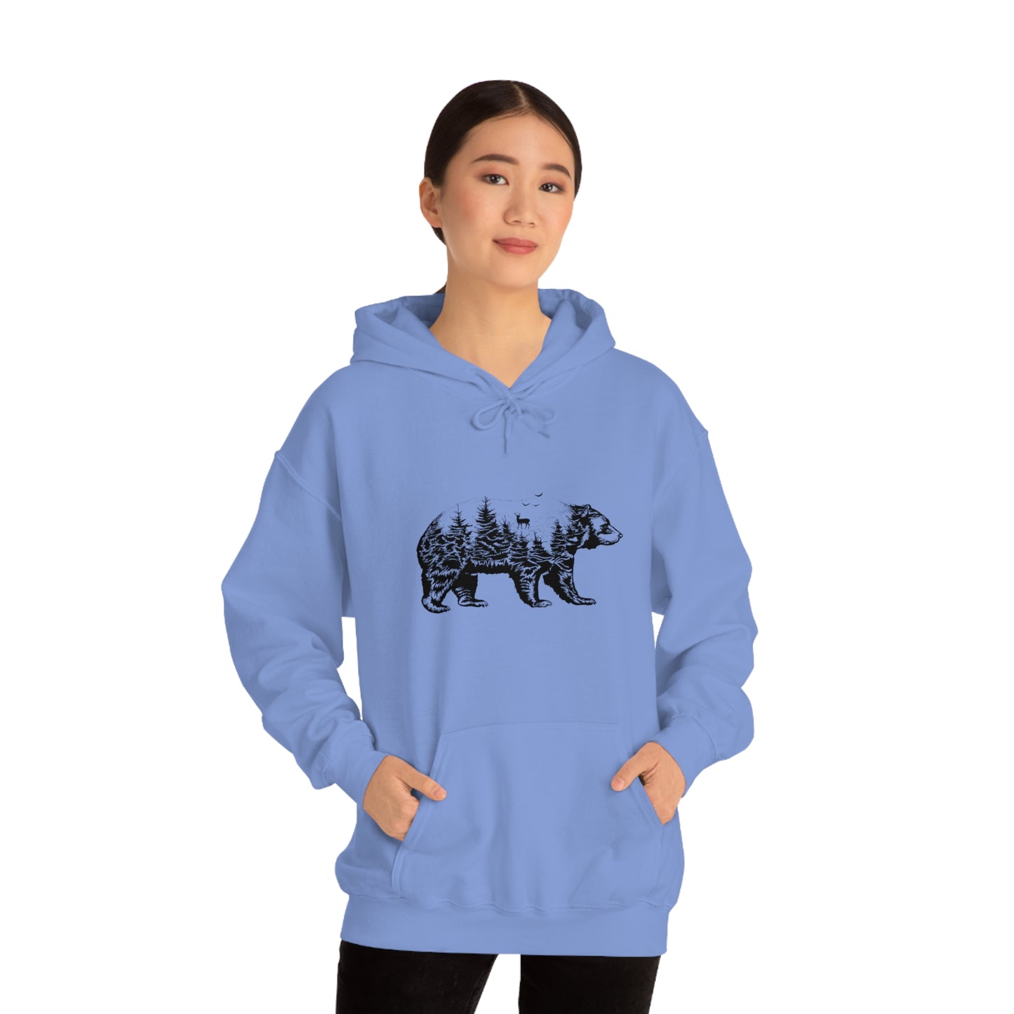 Bear Graphic - Unisex Hooded Sweatshirt