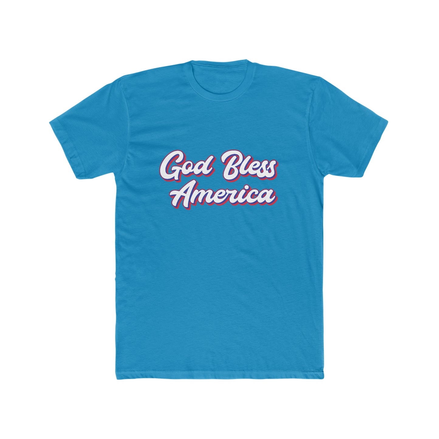 God Bless America - Men's Cotton Crew Tee
