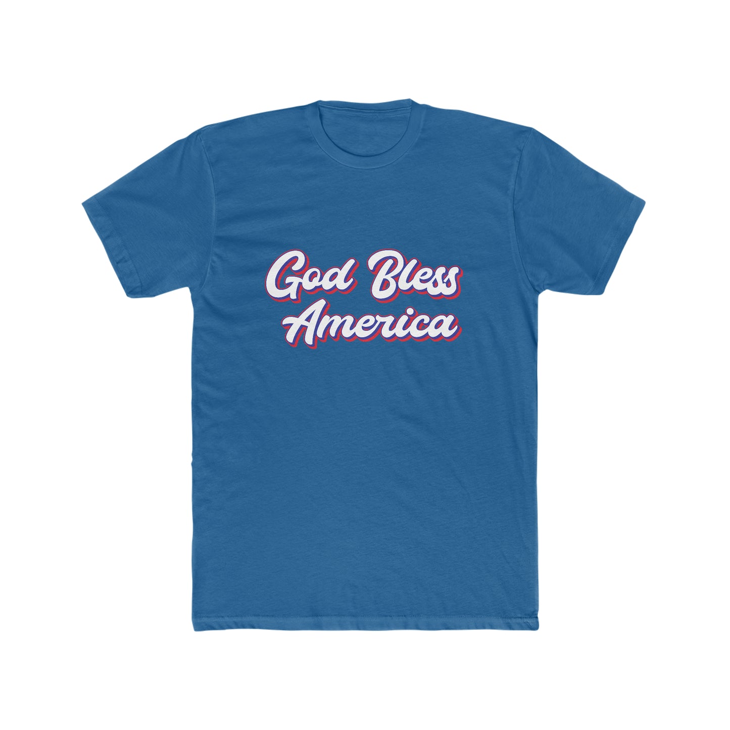God Bless America - Men's Cotton Crew Tee