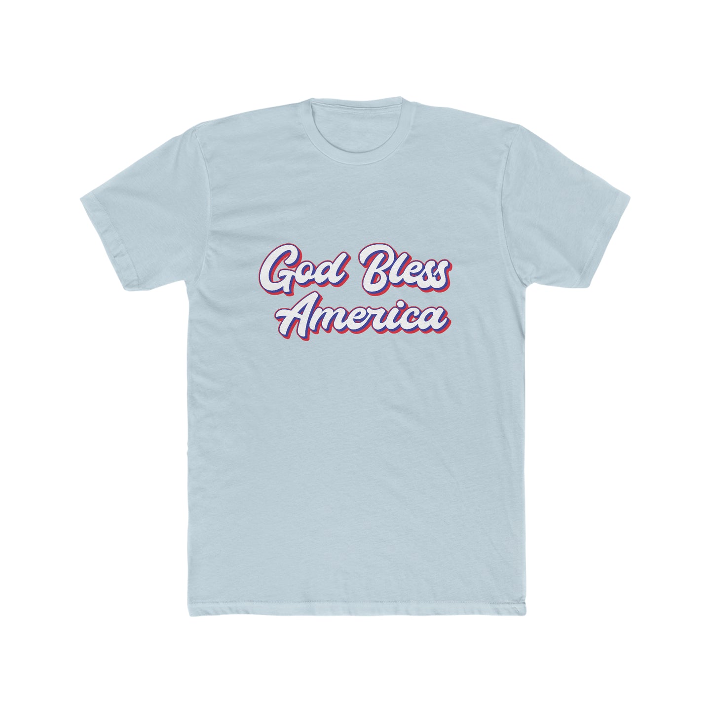 God Bless America - Men's Cotton Crew Tee