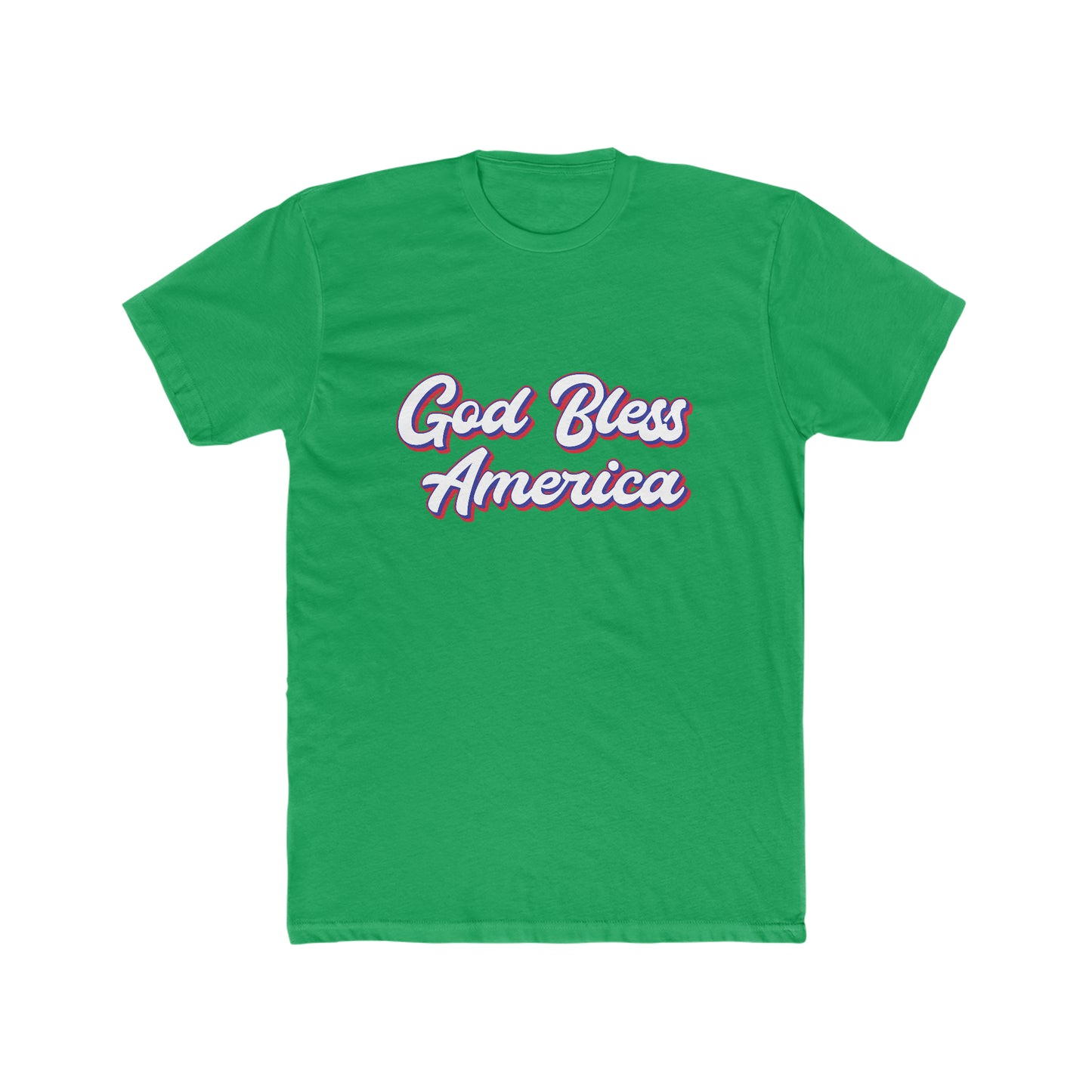 God Bless America - Men's Cotton Crew Tee